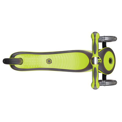 Globber V2 3-Wheel Kids Kick Scooter with LED Light Up Wheels, Lime (For Parts)