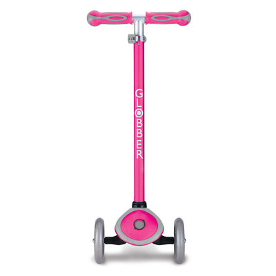 Globber 3-Wheel Kids Kick Scooter with LED Light Up Wheels, Pink (Open Box)