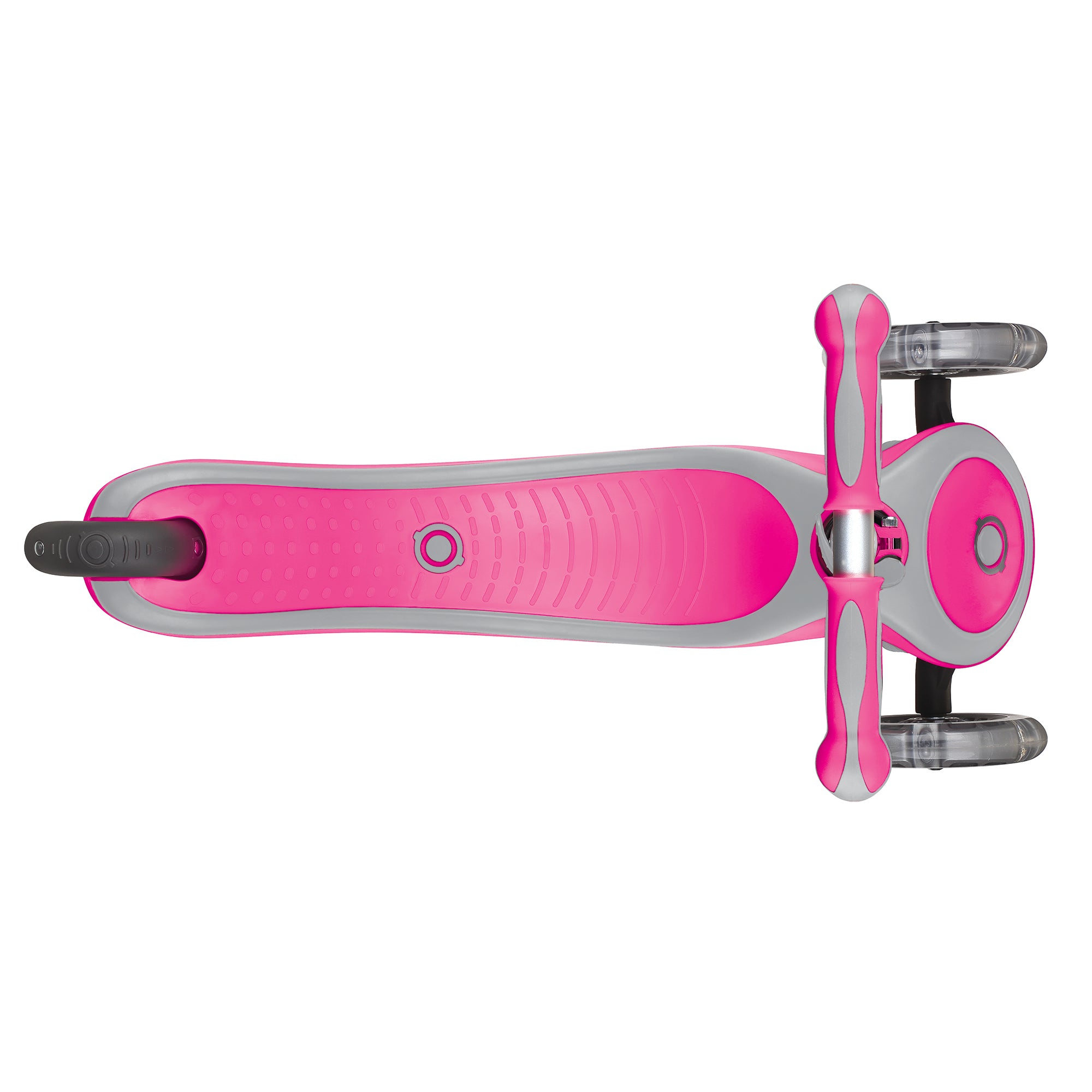 Globber 3-Wheel Kids Kick Scooter with LED Light Up Wheels, Pink (Open Box)