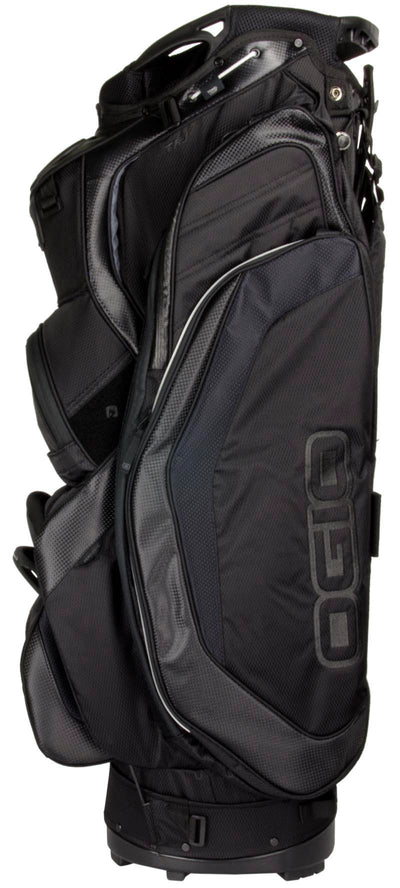 OGIO TAJ Golf Cart Bag w/ Torq Strap & 14 Way Diamond Top - Black - Open Box