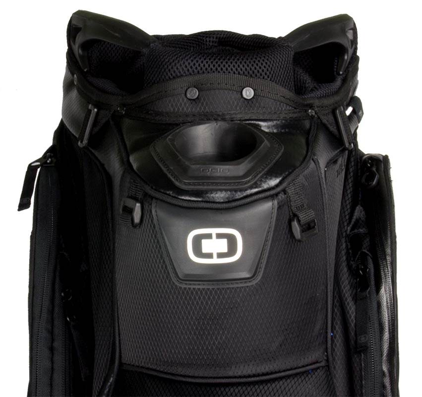 OGIO TAJ Golf Cart Bag w/ Torq Strap & 14 Way Diamond Top - Black - Open Box