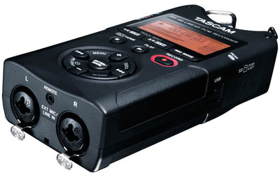 TASCAM DR-40 Linear PCM 4-Track Handheld Portable Audio Recorder w/ 2GB SD Card