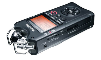 TASCAM DR-40 Linear PCM 4-Track Handheld Portable Audio Recorder w/ 2GB SD Card