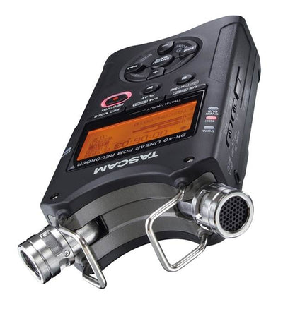 TASCAM DR-40 Linear PCM 4-Track Handheld Portable Audio Recorder w/ 2GB SD Card