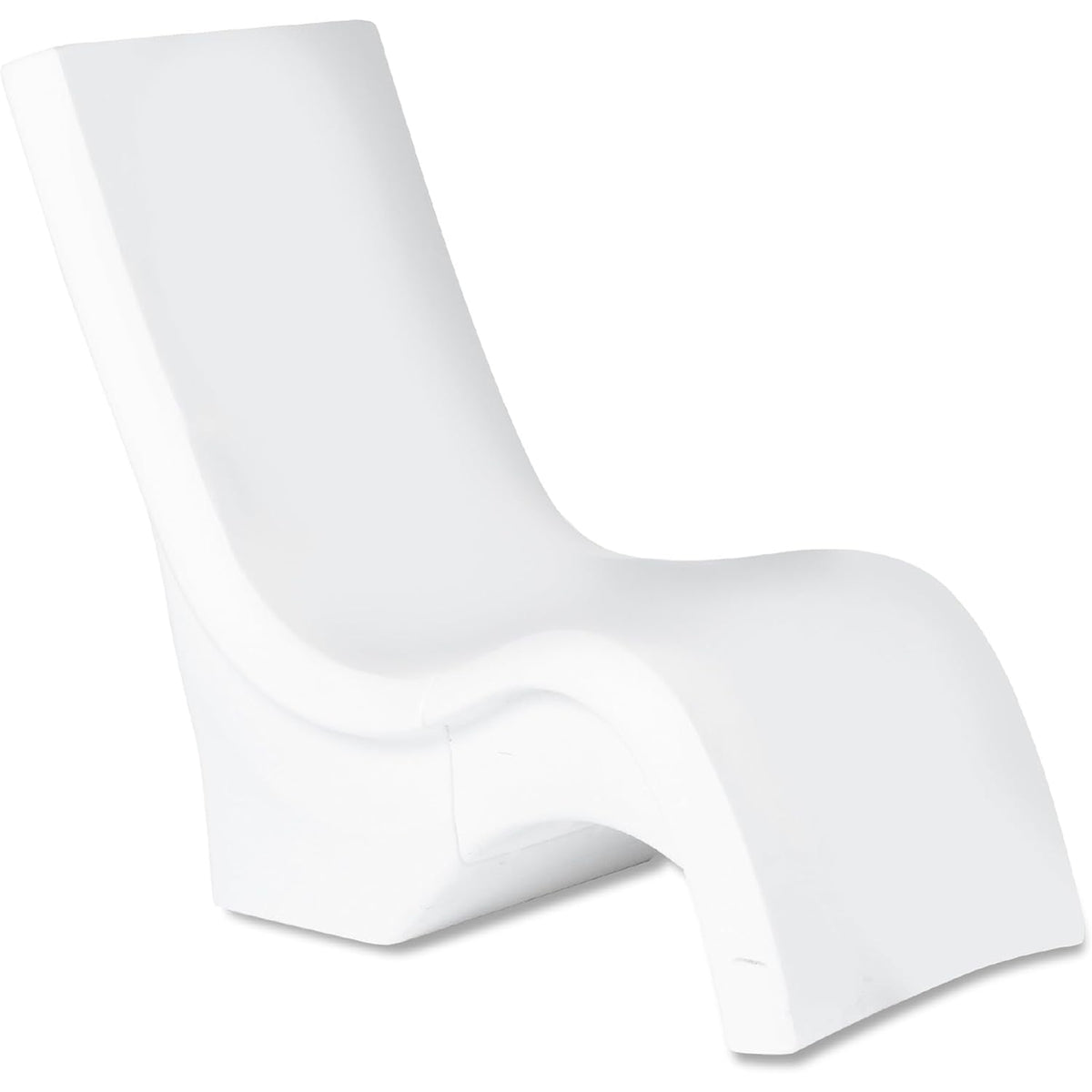 Step2 Vero Chair Tall In Water Pool Lounger with 300 Lb Weight Capacity, White