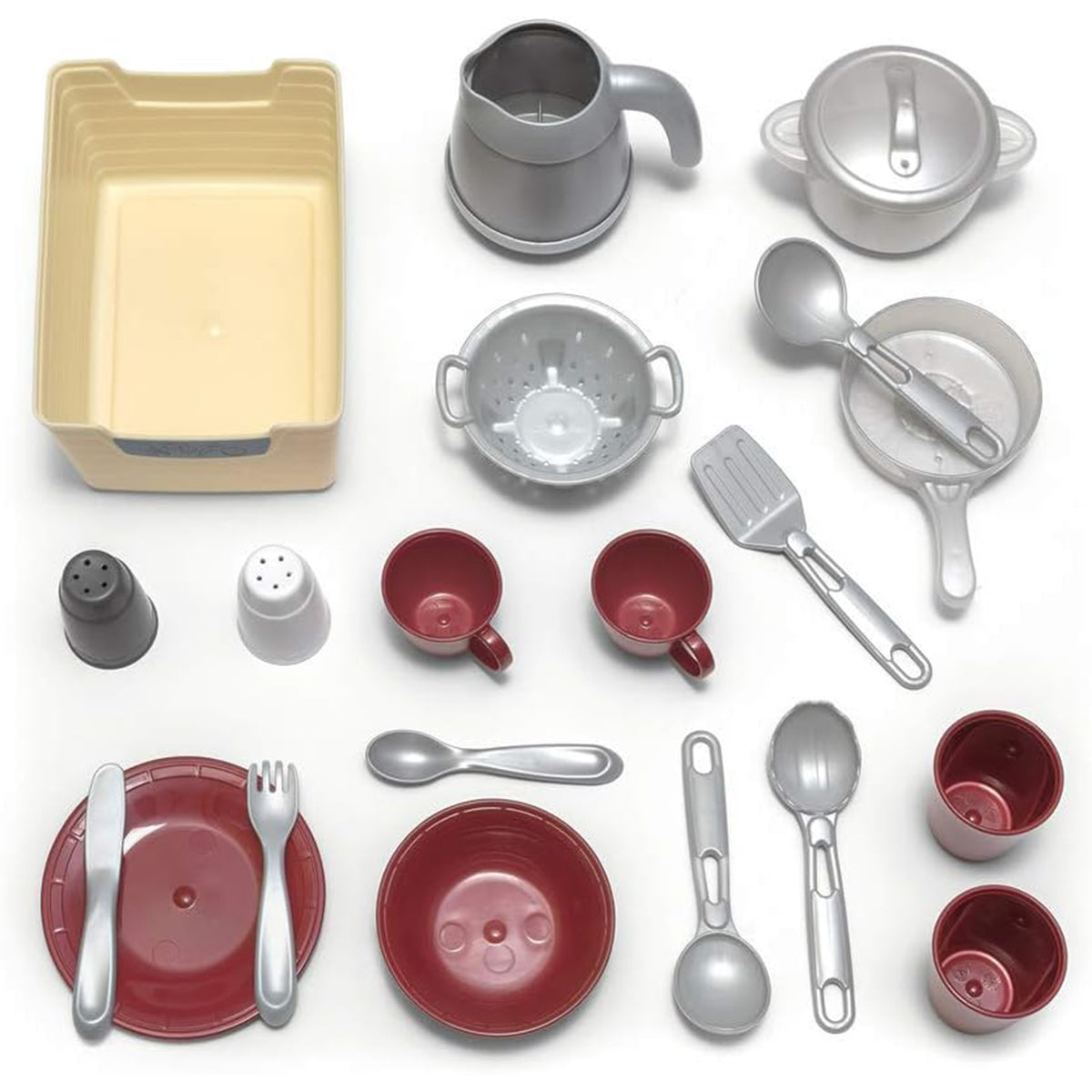 Step2 Timeless Trends Kitchen Playset with Accessories for Kids 2 Years and Up