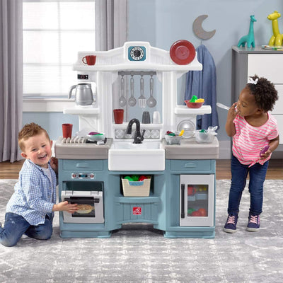 Step2 Timeless Trends Kitchen Playset with Accessories for Kids 2 Years and Up