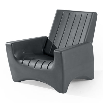 Step2 SwitchBack Patio Chair Outdoor Adirondack with Folding Back, Harbor Grey