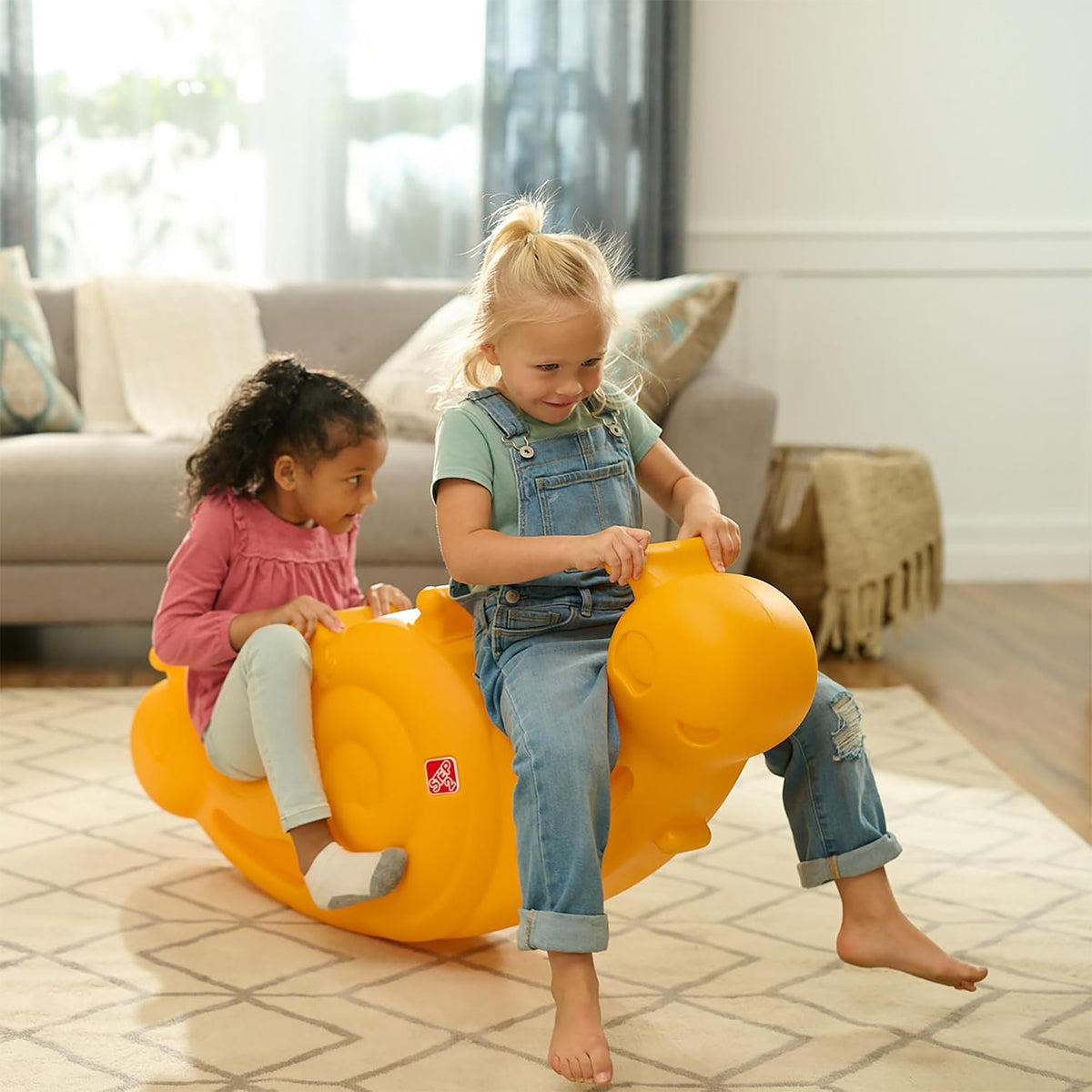 Step2 Seesaw Snail Kids Teeter Totter, Rocking Rider for Indoor/Outdoor, Yellow