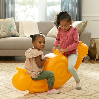 Step2 Seesaw Snail Kids Teeter Totter, Rocking Rider for Indoor/Outdoor, Yellow