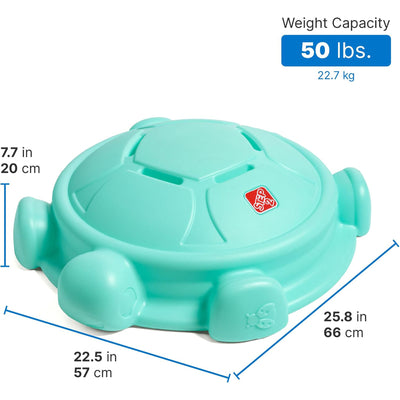 Step2 Topsy Turtle Rocking Disk & Stepping Stone, 2-in-1 Balance & Climbing Toy