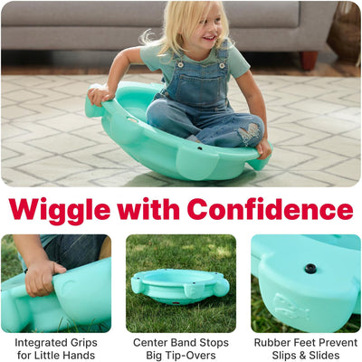 Step2 Topsy Turtle Rocking Disk & Stepping Stone, 2-in-1 Balance & Climbing Toy