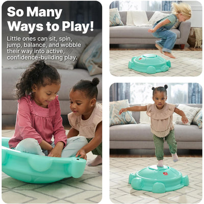 Step2 Topsy Turtle Rocking Disk & Stepping Stone, 2-in-1 Balance & Climbing Toy