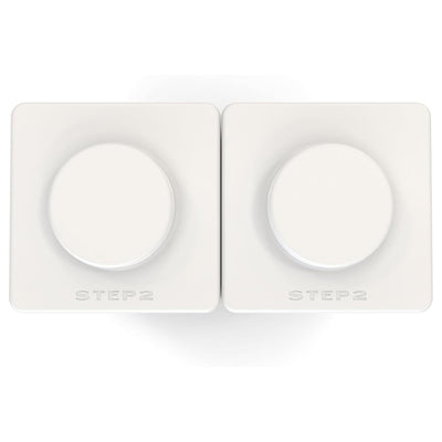 Step2 5 Pc Open-Front Contemporary Builders Storage Cubes Toys Organizer, White