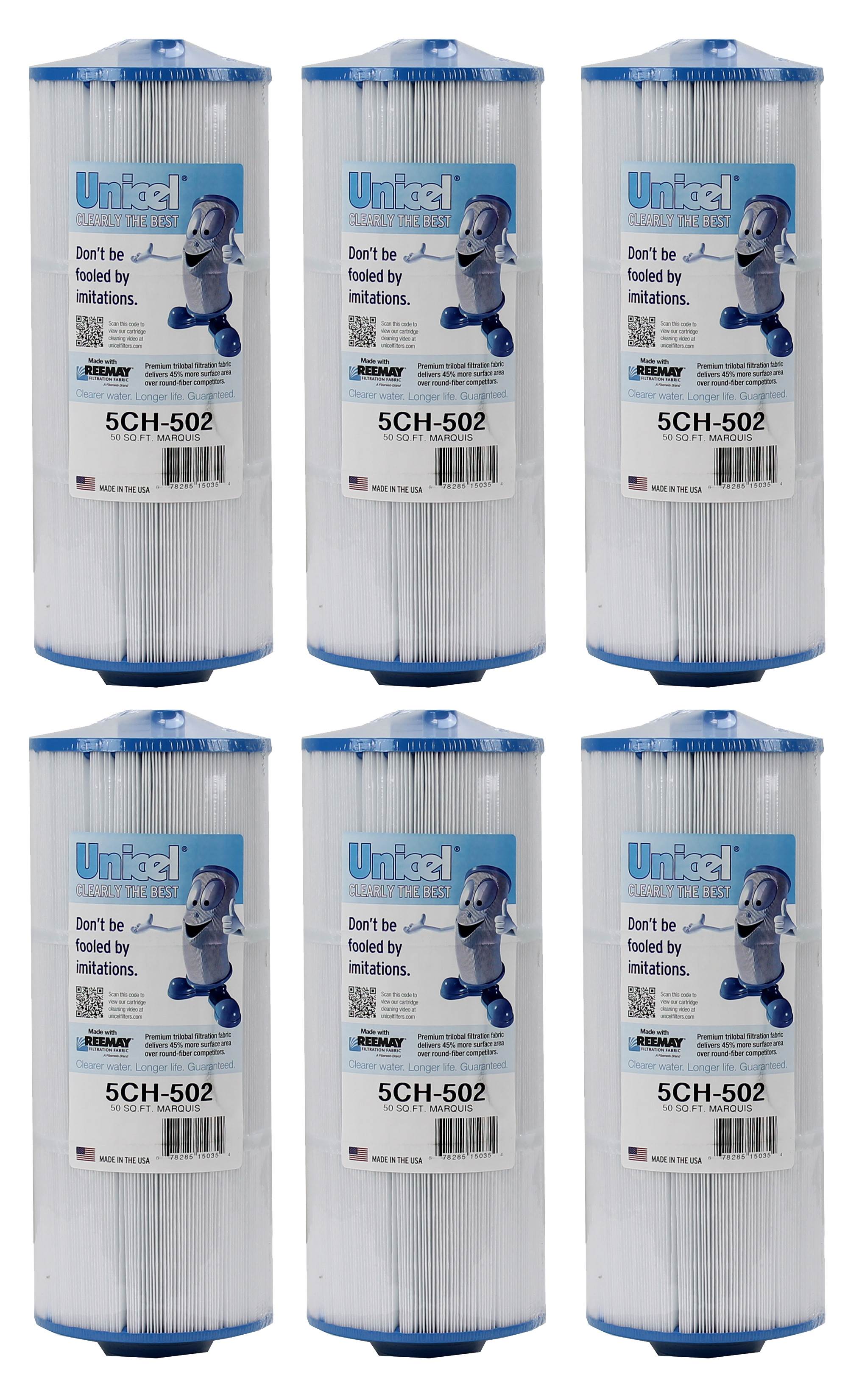 6) Unicel 5CH-502 Marquis Spa Filter Replacement 20041 20042 Cartridges C-5303 - VMInnovations
