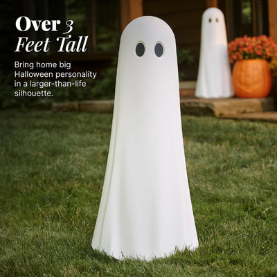 Step2 Boo Buddy Halloween Ghost Indoor Outdoor Fall Seasonal Decoration, 2 Pack