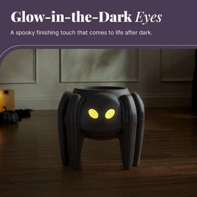 Step2 Spooky Spider Planter Indoor Outdoor Halloween Decoration or Candy Dish
