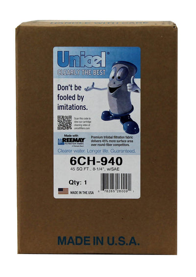 Unicel 6CH-940 Replacement 45 SqFt Filter Cartridge for Spa, 225 Pleats (3 Pack)