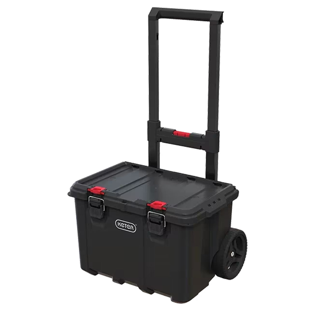 Keter Stack & Roll 2.0 Tool Storage System with Wheels and Handle Black/Red - VMInnovations