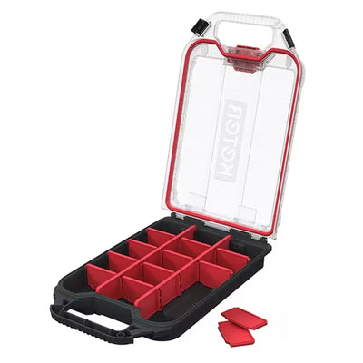Keter Stack & Roll 2.0 Tool Storage System with Wheels and Handle Black/Red - VMInnovations