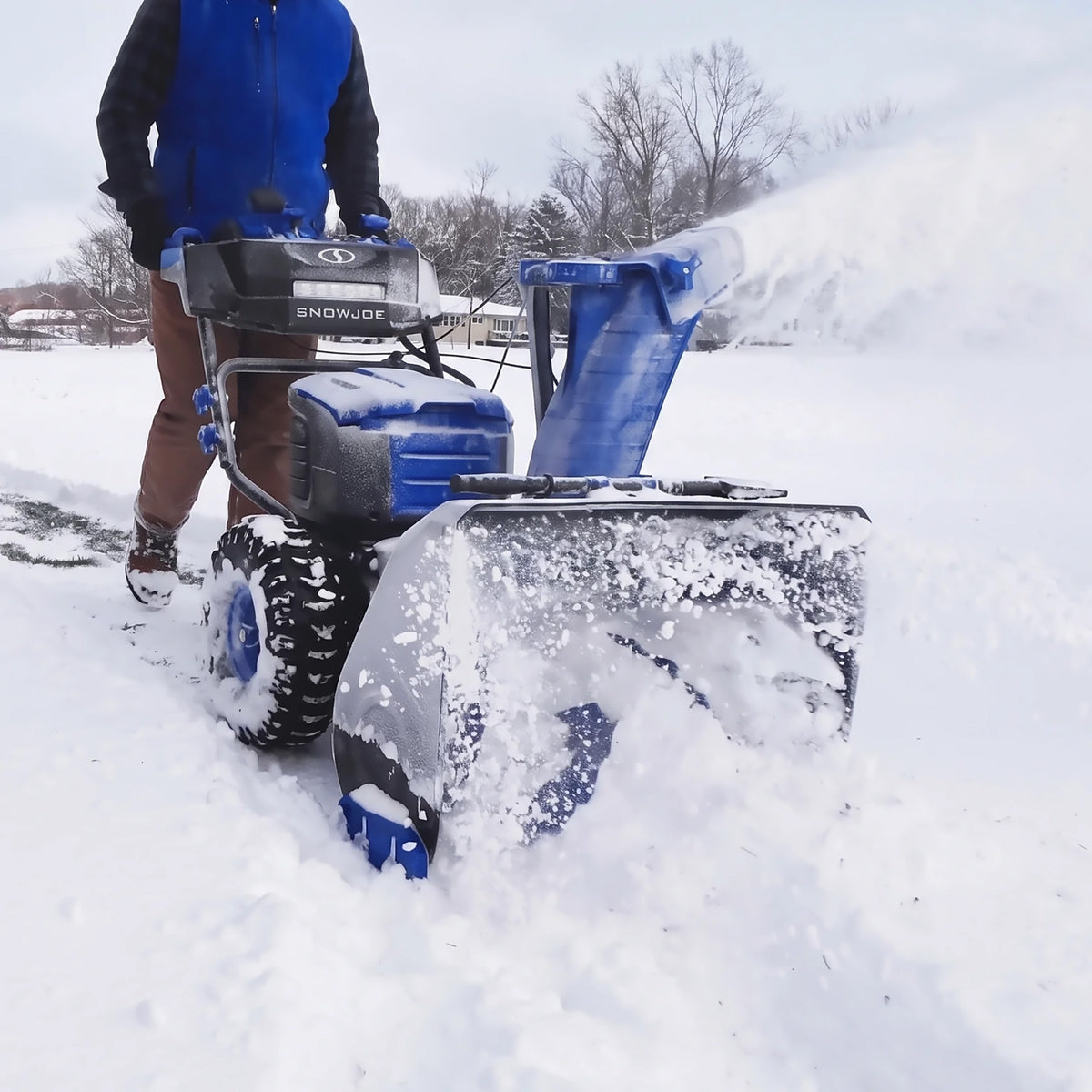 Snow Joe 24-Inch 96V Max Cordless Self-Propelled Snow Blower with 4 Batteries - VMInnovations