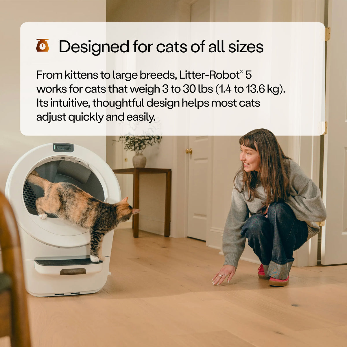 Whisker Litter-Robot 5 Elite Bundle, White - Automatic - VMInnovations