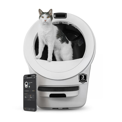 Whisker Litter-Robot 5 Elite Bundle, White - Automatic - VMInnovations