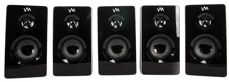 VM Audio EXMS581W 1000W 5.1 Home Surround Sound Speakers System - Open Box