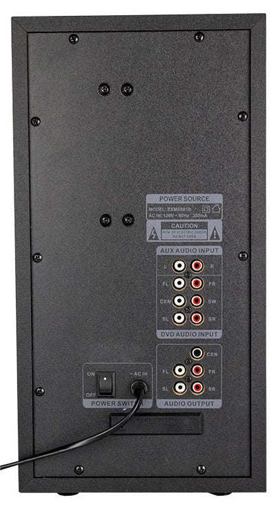 VM Audio EXMS581W 1000W 5.1 Home Surround Sound Speakers System - Open Box