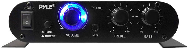 Pyle 90W 2 Channel Hi-Fi Home Audio Stereo Speakers Amplifier w/Aux (Open Box) - VMInnovations