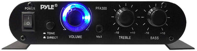 Pyle 90W 2 Channel Hi-Fi Home Audio Stereo Speakers Amplifier w/Aux (Used) - VMInnovations