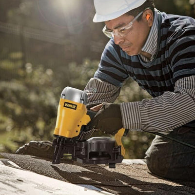 Dewalt 15-Degree Coil Roofing Nailer with Aluminum Frame (Certified Refurbished) - VMInnovations