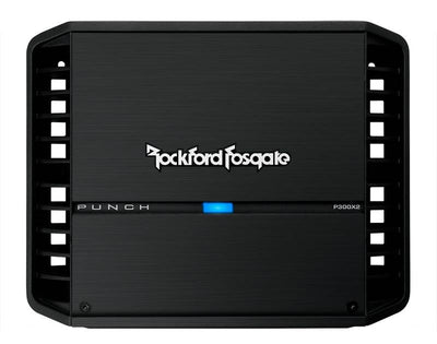 New Rockford Fosgate P300X2 300W 2 Channel Car Amplifier AB Power Audio Amp