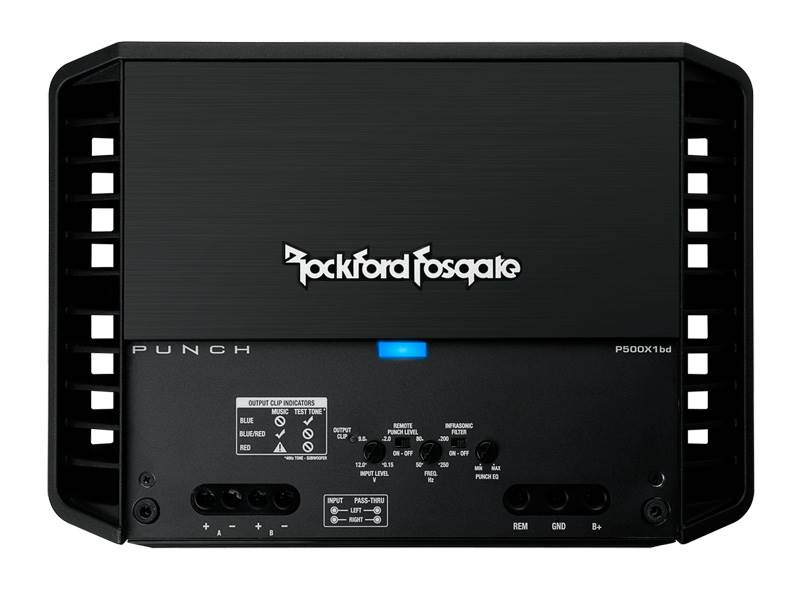 Rockford Fosgate P500X1BD 500W Car Mono BD Audio Amplifier Power Amp Stereo