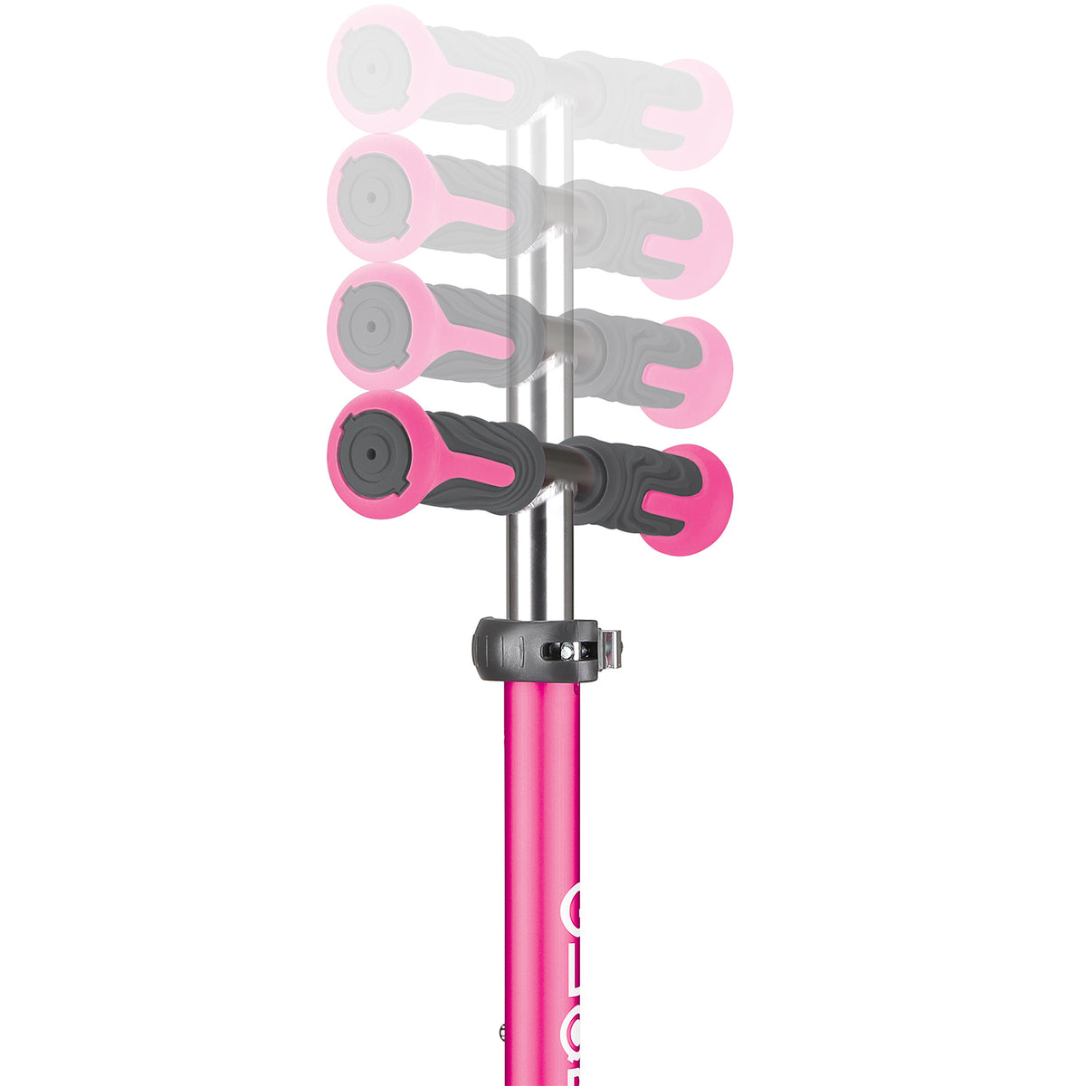 Globber Elite 3-Wheel Kids Kick Scooter for Boys and Girls, Deep Pink (Open Box)