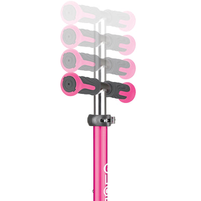 Globber Elite 3-Wheel Kids Kick Scooter for Boys and Girls, Deep Pink (Open Box)