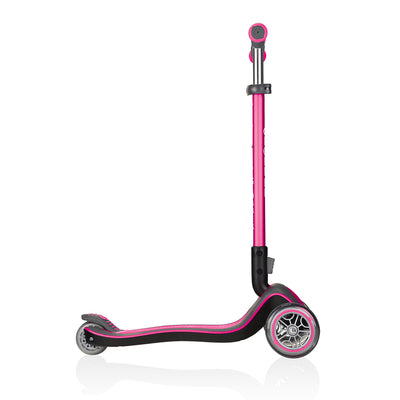Globber Elite Deluxe 3-Wheel Kids Kick Scooter for Boys and Girls, Pink (Used)