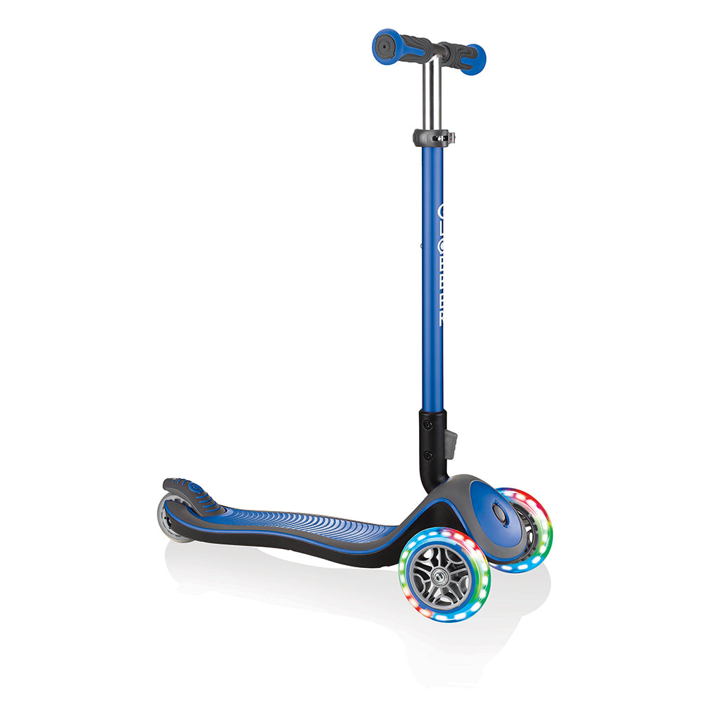Globber Primo Plus 3-Wheel Kids Kick Scooter with LED Light Up Wheels(For Parts)