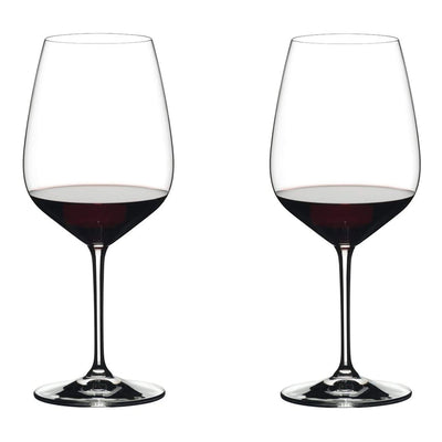 Riedel 28.22 Ounce Extreme Cabernet Clear Crystal Red Wine Glass Set, (2 Pack)