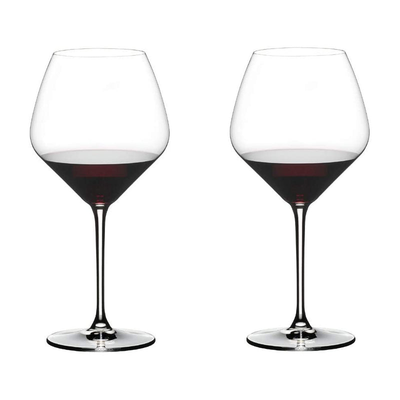 Riedel 27.16 Ounce Extreme Pinot Noir Clear Crystal Red Wine Glass Set, (2 Pack)