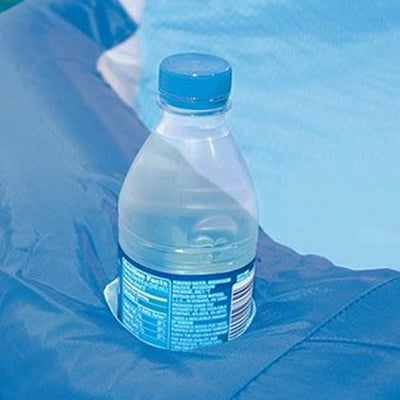 Kelsyus Floating Pool Lounger Inflatable Chair w/ Cup Holder, Blue (2 Pack) - VMInnovations