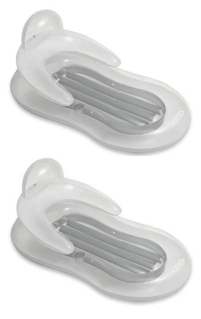 INTEX Lounge Floating Lounge Comfort Pool Lounger - (Set of 2) | 58857EP