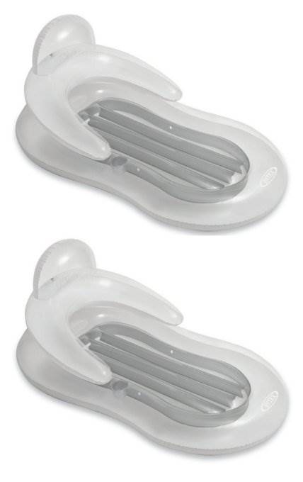 INTEX Lounge Floating Lounge Comfort Pool Lounger - (Set of 2) | 58857EP