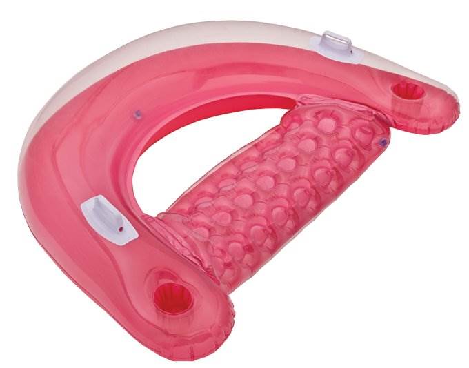 Intex Sit 'N Float Inflatable Colorful Floating Loungers, 8 Pack (Colors Vary) - VMInnovations