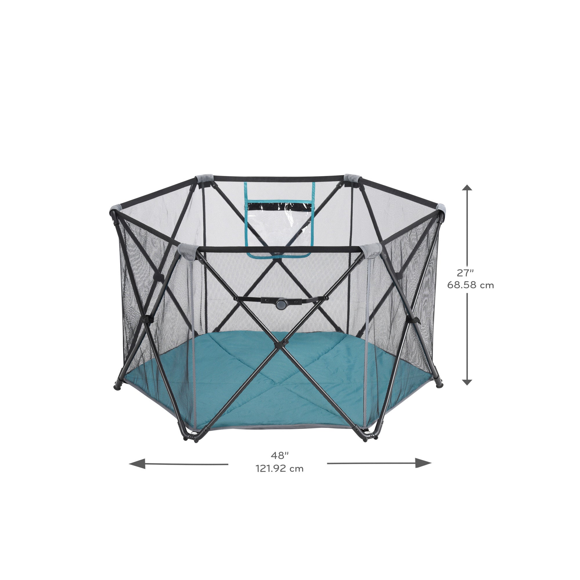 Evenflo Play Away Indoor and Outdoor Portable Playard with Canopy, Cedar Grove