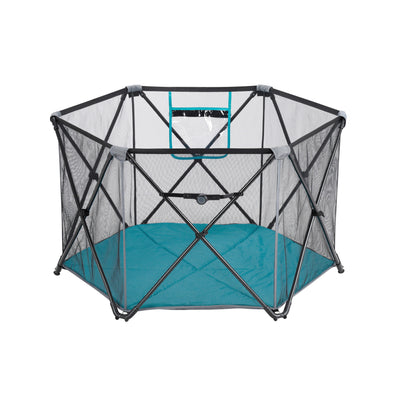 Evenflo Play Away Indoor and Outdoor Portable Playard with Canopy, Cedar Grove