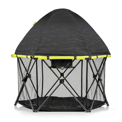 Evenflo Play Portable Indoor & Outdoor Lightweight Playard Deluxe, Black (Used) - VMInnovations