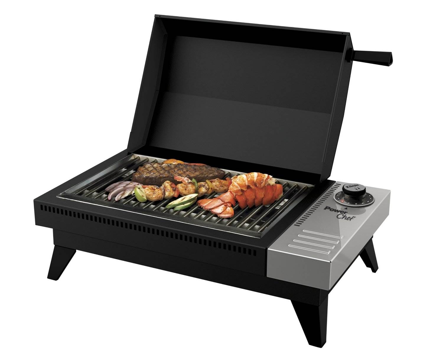 Dimplex PowerChef 216 SQ.IN Portable Electric TableTop Grill Black - Open Box