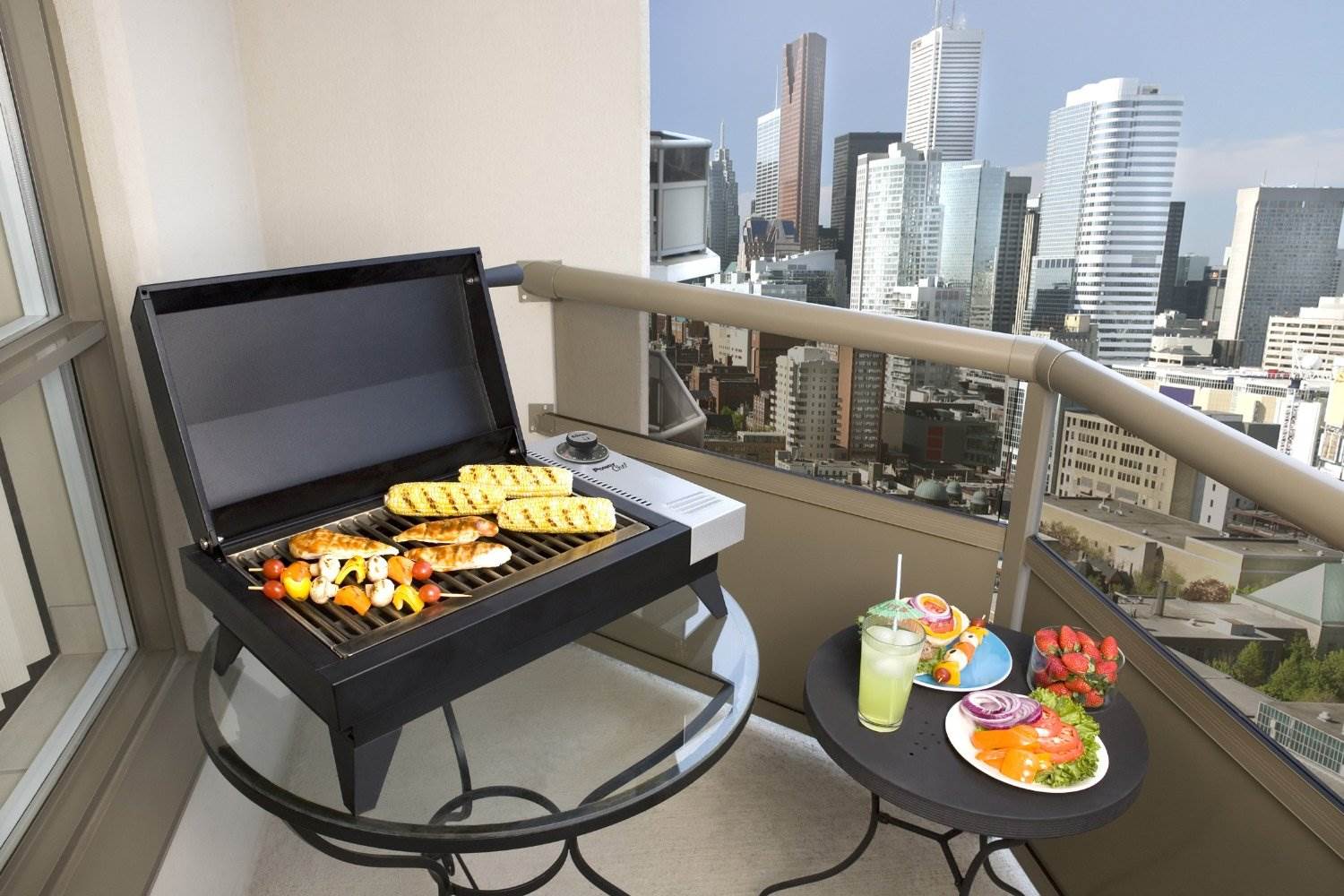 Dimplex PowerChef 216 SQ.IN Portable Electric TableTop Grill Black - Open Box