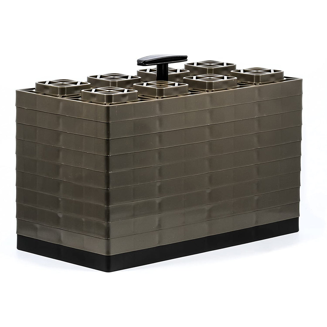 Camco FasTen 4x2 RV Camper Leveling Stabilizer Blocks for Dual Tires (Open Box)